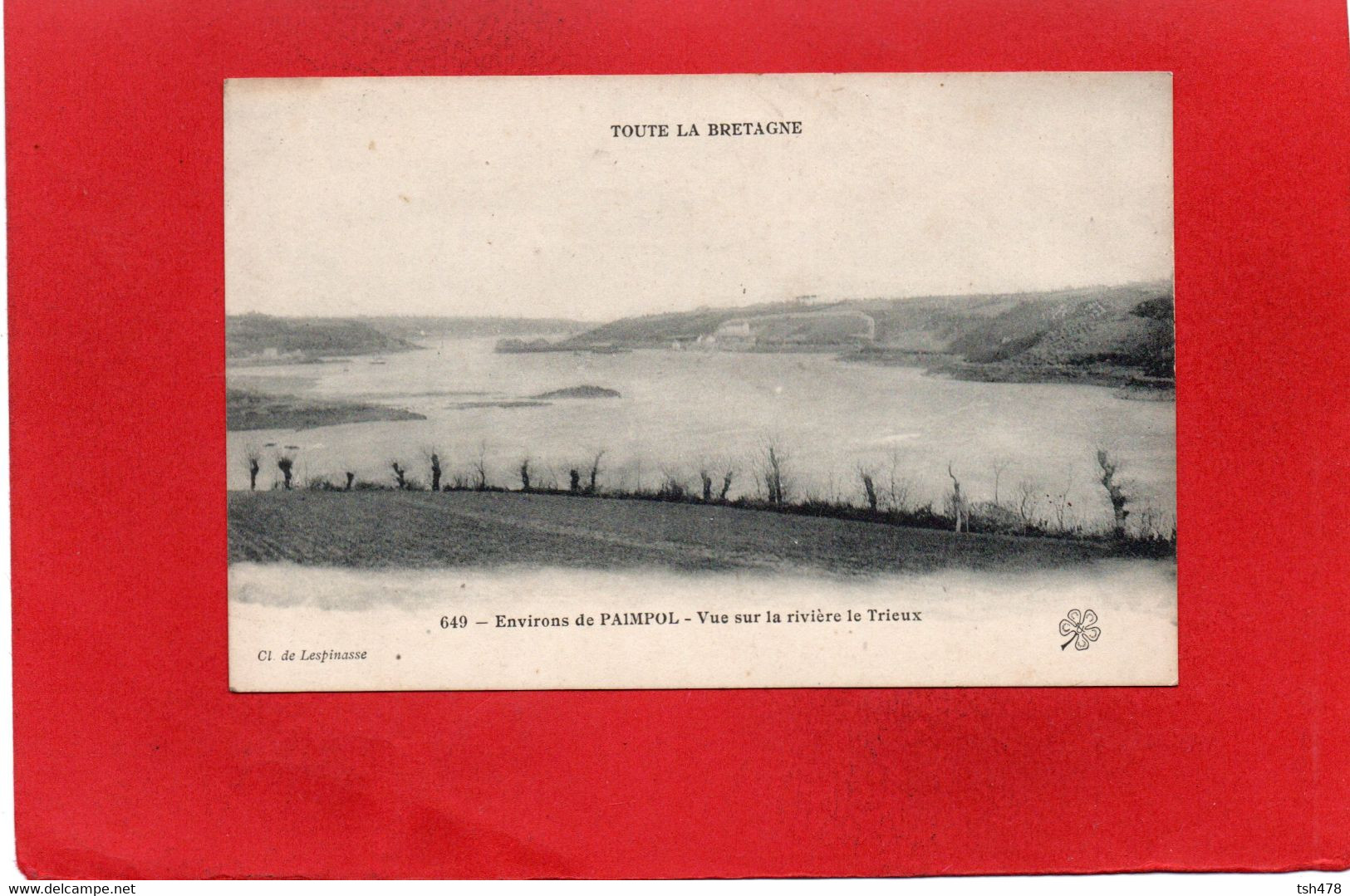 22----RARE---Environs De PAIMPOL---Vue Sur La Rivière Le Trieux--voir 2 Scans - Paimpol