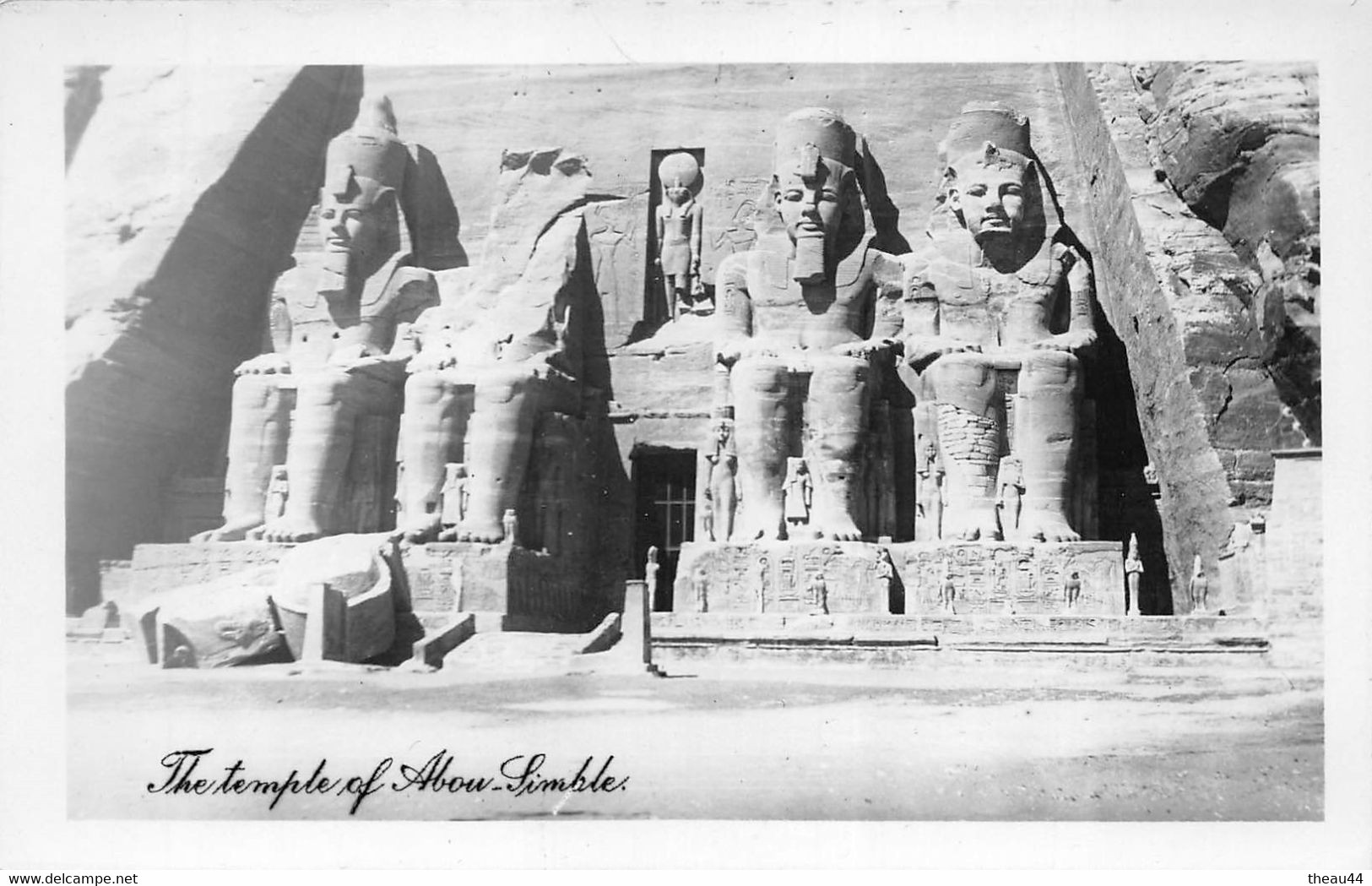 ¤¤   -   EGYPTE   -    Carte-Photo   -  The Temple Of ABOU-SIMBEL   -  ¤¤ - Tempels Van Aboe Simbel