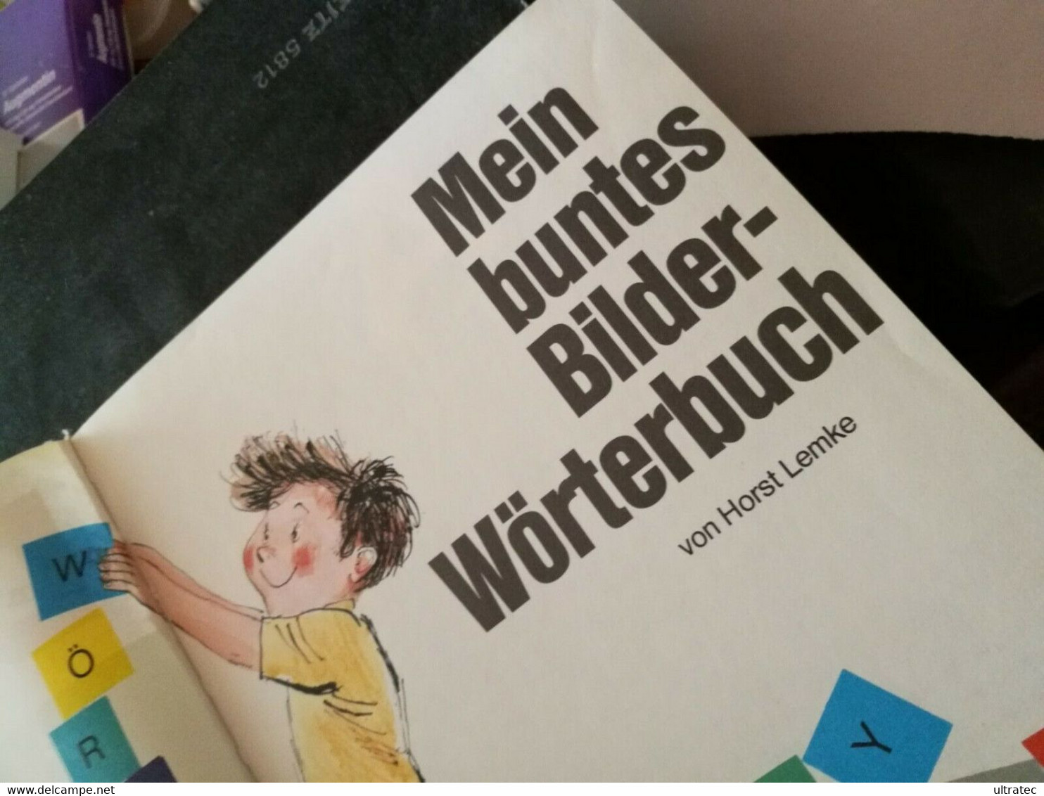 «Mein Buntes Bilderwörterbuch» Von Horst Lemke 70er Jahre Antikes Kinderbuch - Aventure