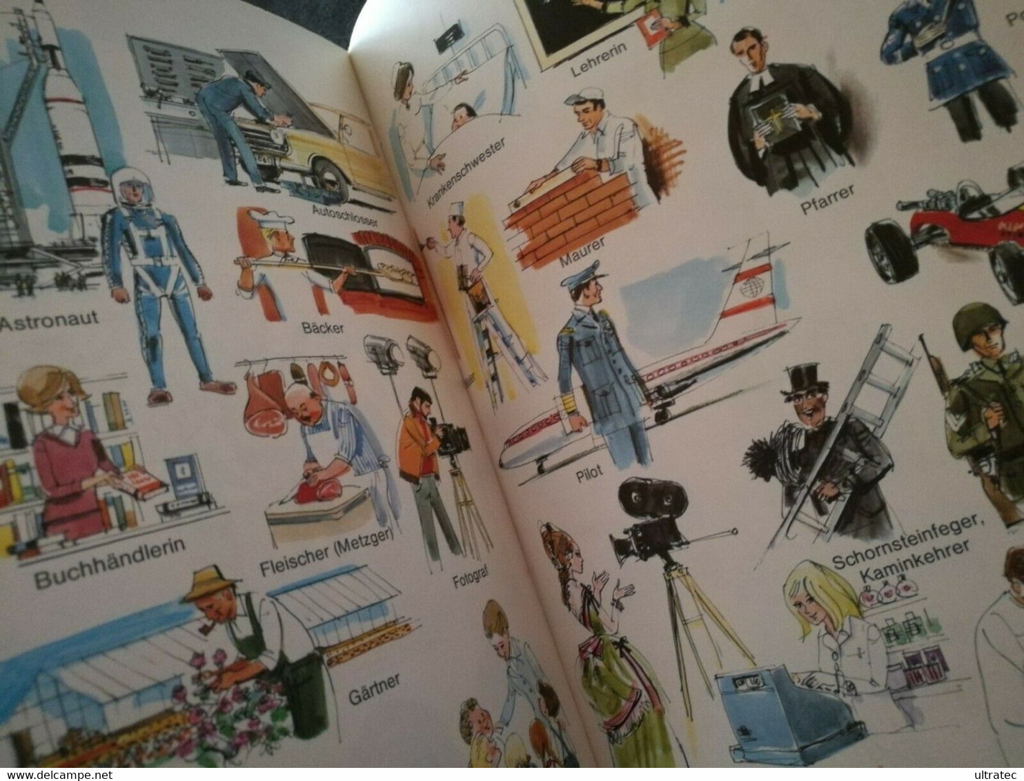«Mein Buntes Bilderwörterbuch» Von Horst Lemke 70er Jahre Antikes Kinderbuch - Aventura