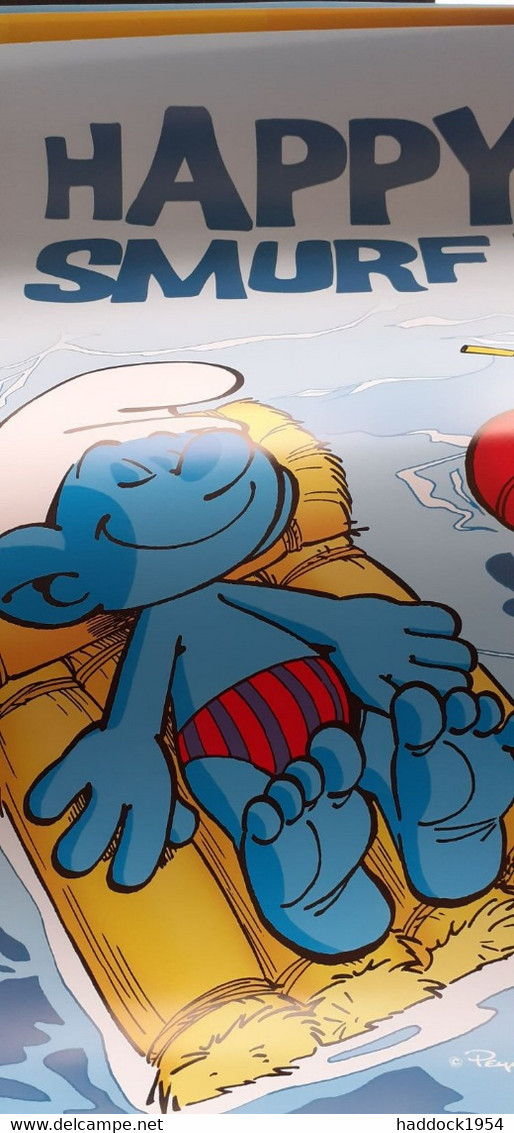 Happy Smurf Par Le Schtroumpf Paresseux  PEYO - Schtroumpfs, Les