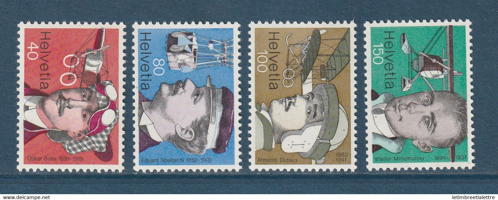 ⭐ Suisse - YT N° 1017 à 1020 ** - Neuf Sans Charnière - 1977 ⭐ - Unused Stamps