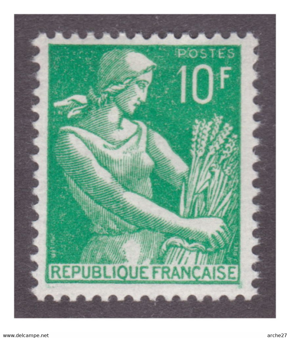 TIMBRE FRANCE N° 1115A NEUF ** - 1957-1959 Mietitrice
