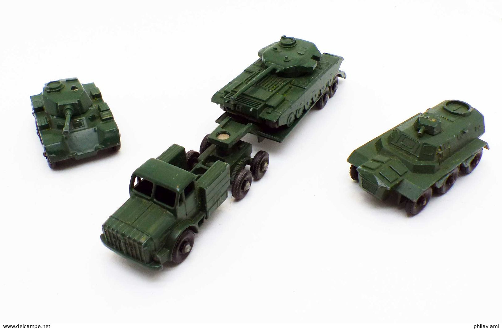 Matchbox Matchbox Transport Chars Sankey, Centurion, Saladin (n° 67) Saracen (N°54)  1/75 - Tanks