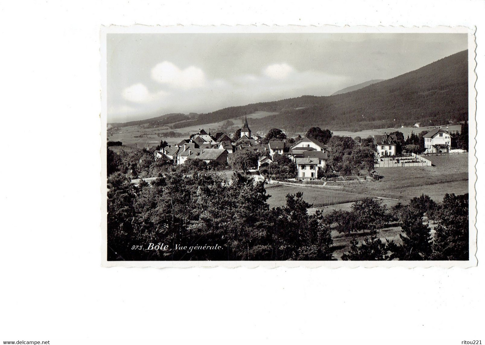 Cpm - Bôle - Vue Générale - N°973 Perrochet - 1947 - Bôle