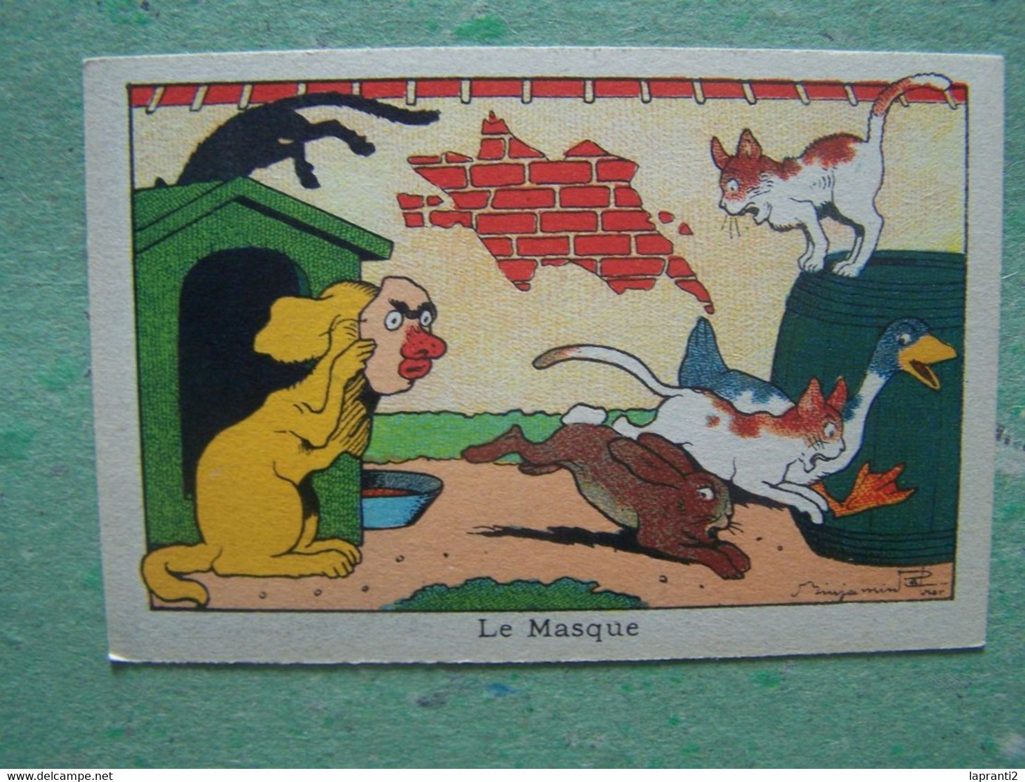 LES ILLUSTRATEURS. BENJAMIN RABIER. LES CHIENS. LES CHATS. "LE MASQUE" - Rabier, B.