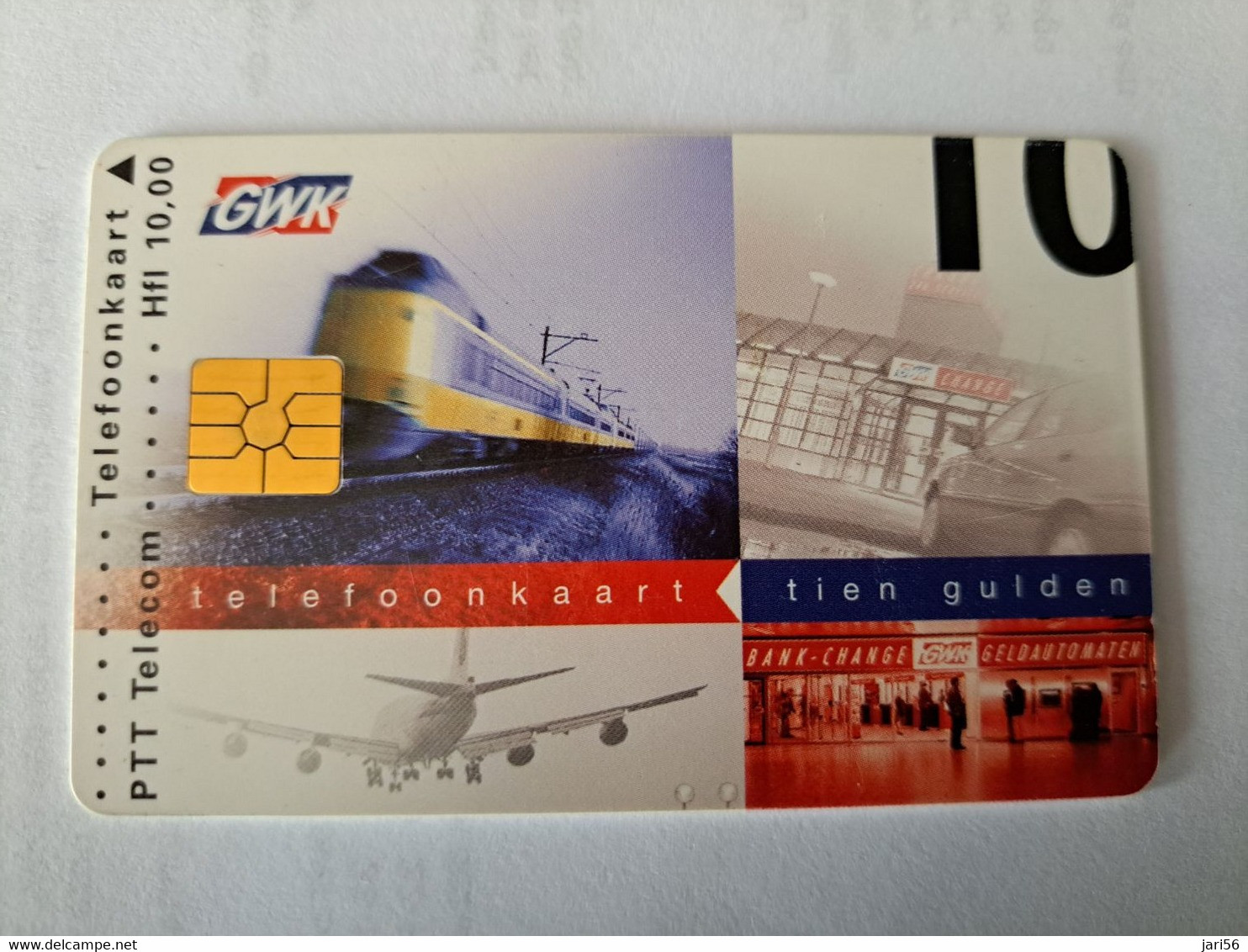 NETHERLANDS CHIPCARD  HFL 10,00   /TRAINS/ PLAIN/ GWK    Used Card  ** 11089 ** - Openbaar