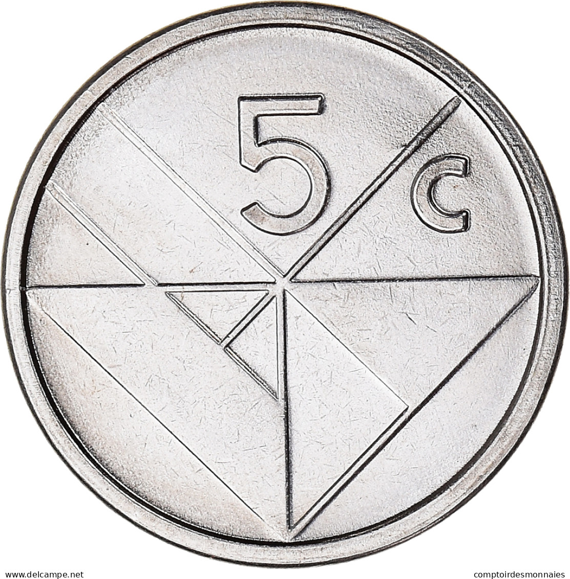 Monnaie, Aruba, Beatrix, 5 Cents, 2006, Utrecht, SPL, Nickel Bonded Steel, KM:1 - Aruba