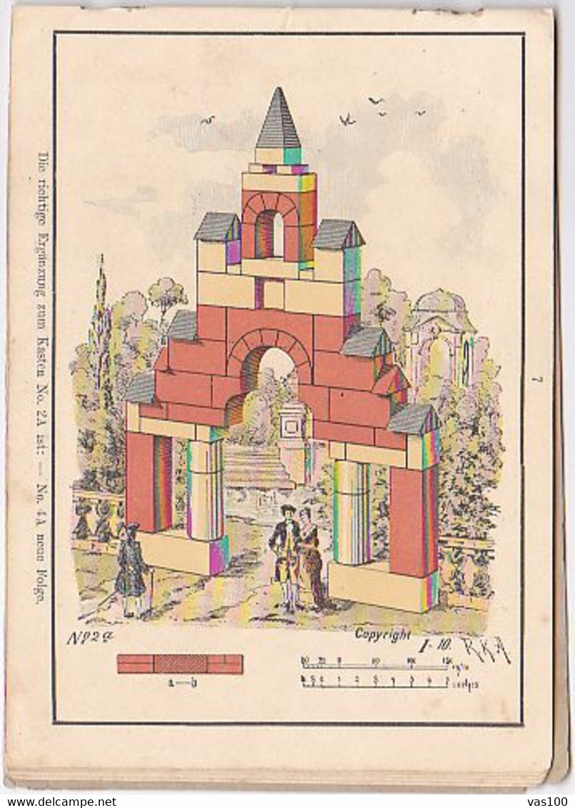 TECHNICAL PLANS, ARCHITECTURE, CONSTRUCTIONS MODELS, 20 PAGES, DR RICHTERS ARTISTIC BBUREAU, RUDOLSTADT - Architecture