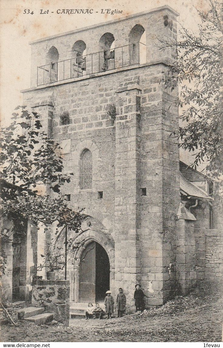 CPA (46 Lot) Carennac L'église - Autres & Non Classés