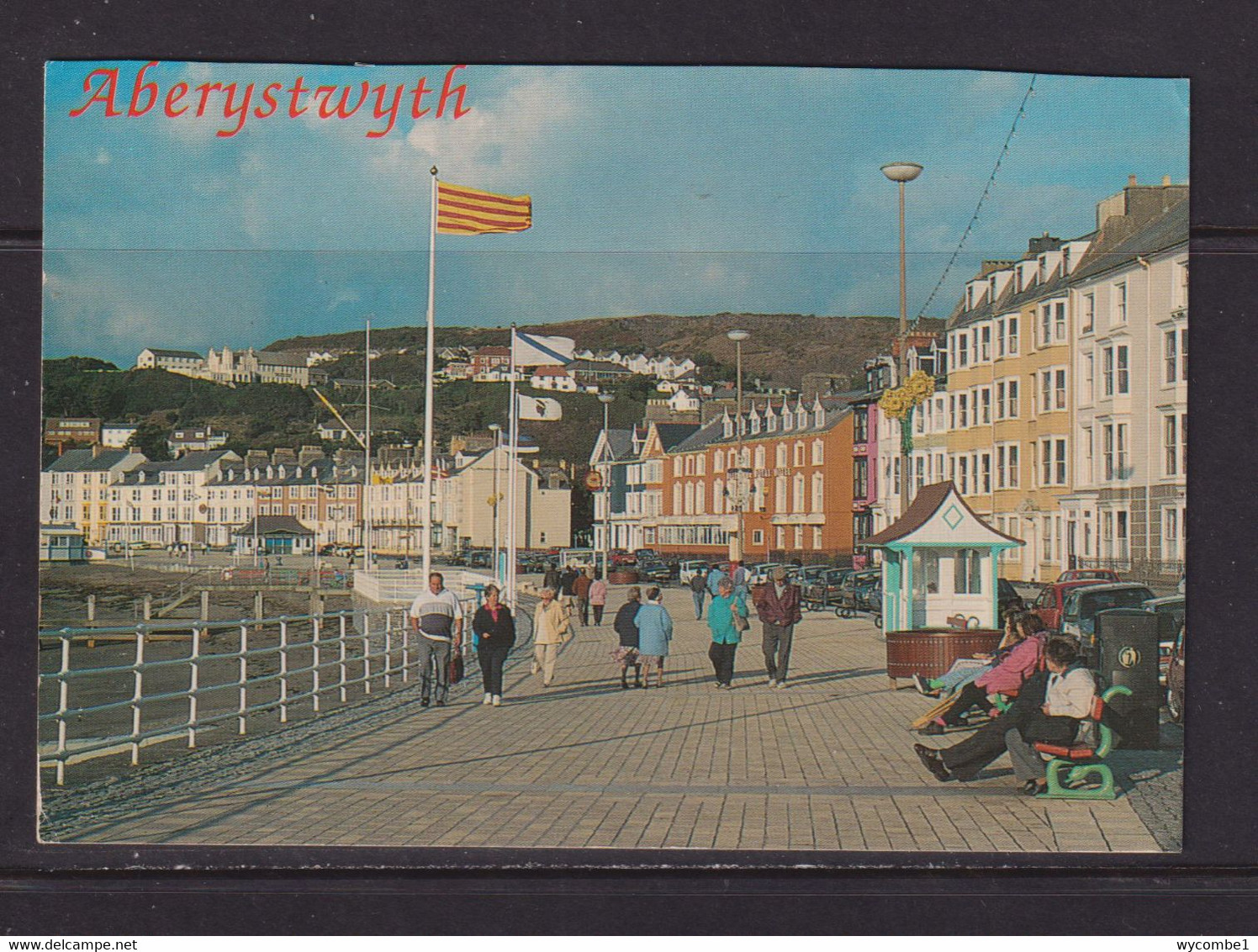 WALES - Aberystwyth The Promenade Used Postcard - Cardiganshire