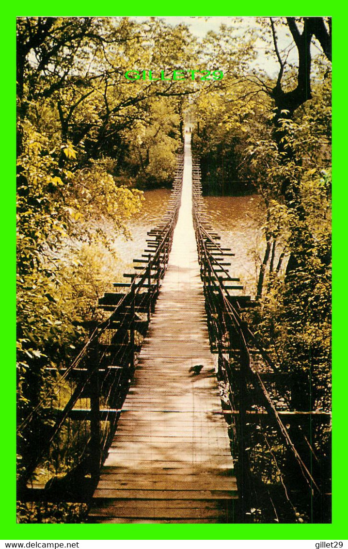 SOURIS, MANITOBA - SUSPENSION BRIDGE, BUILT IN 1904 - SPECTROME COLOR - - Other & Unclassified