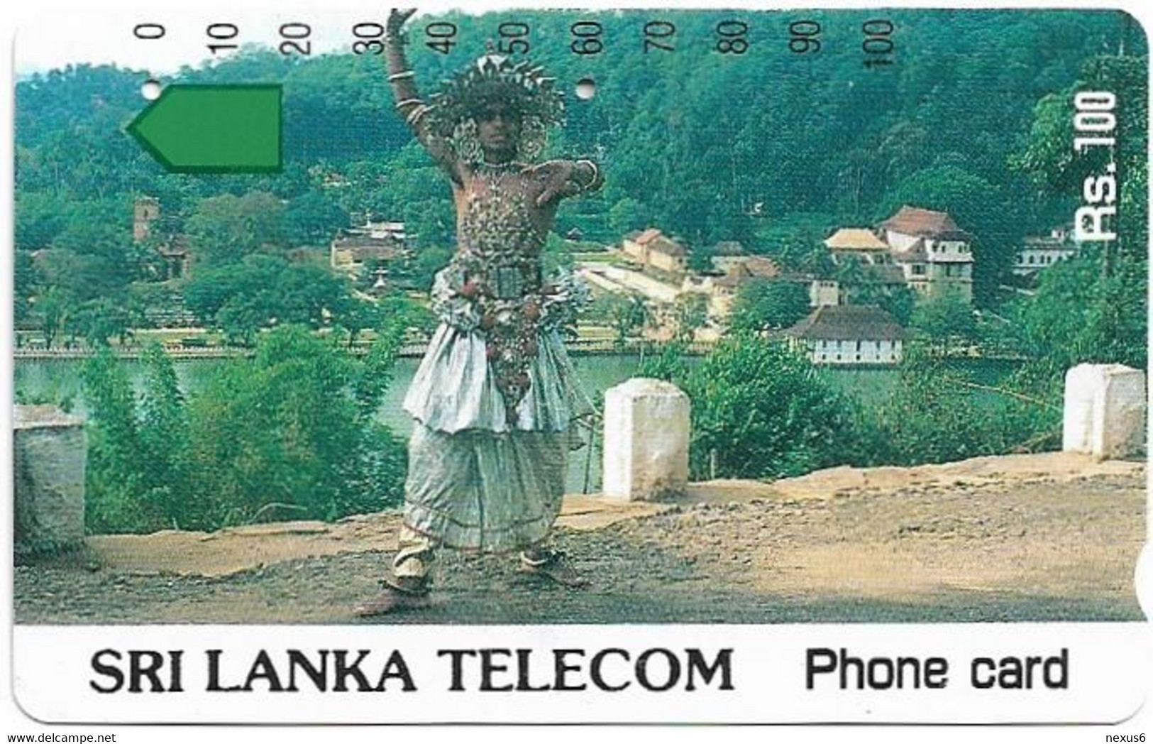 Sri Lanka - STL (Anritsu) - Dancer In Traditional Dress, 100Rs, Used - Sri Lanka (Ceylon)