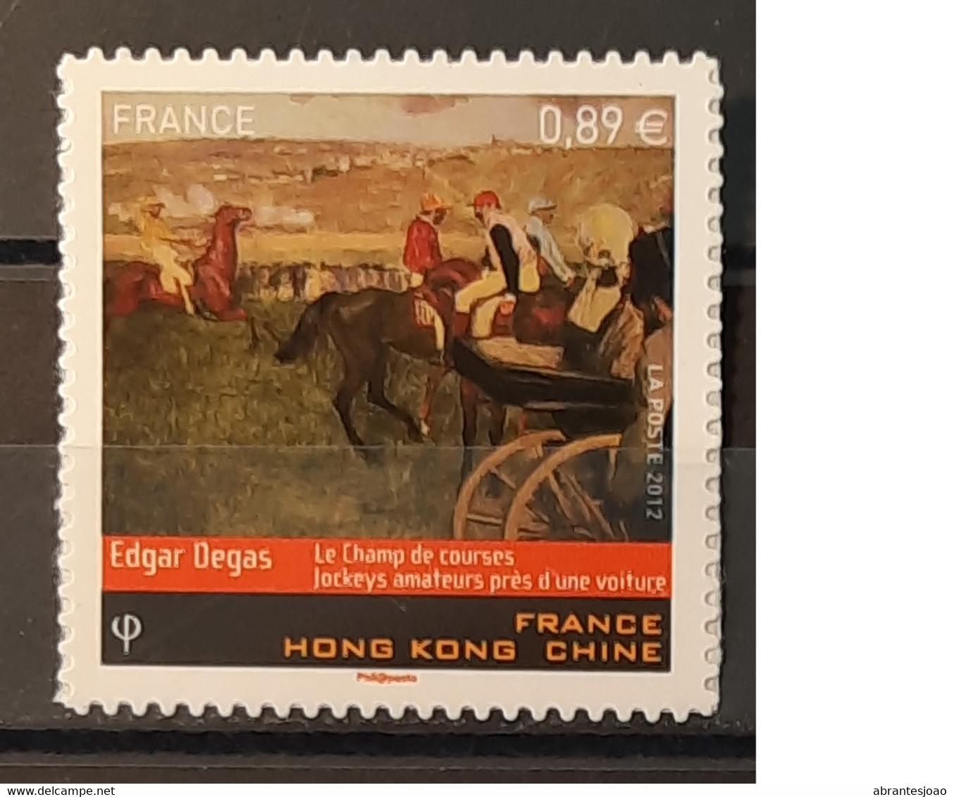 2012 - France - MNH - Art Vintage - Landscape - Joint With Hong Kong - 1 Self Adhesive Stamp - Unused Stamps