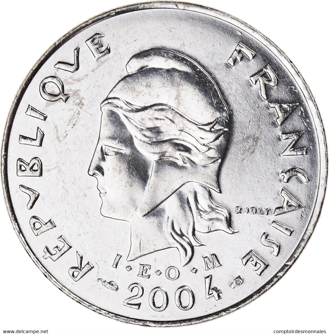 Monnaie, Polynésie Française, 10 Francs, 2004, Paris, SUP+, Nickel, KM:8 - Frans-Polynesië