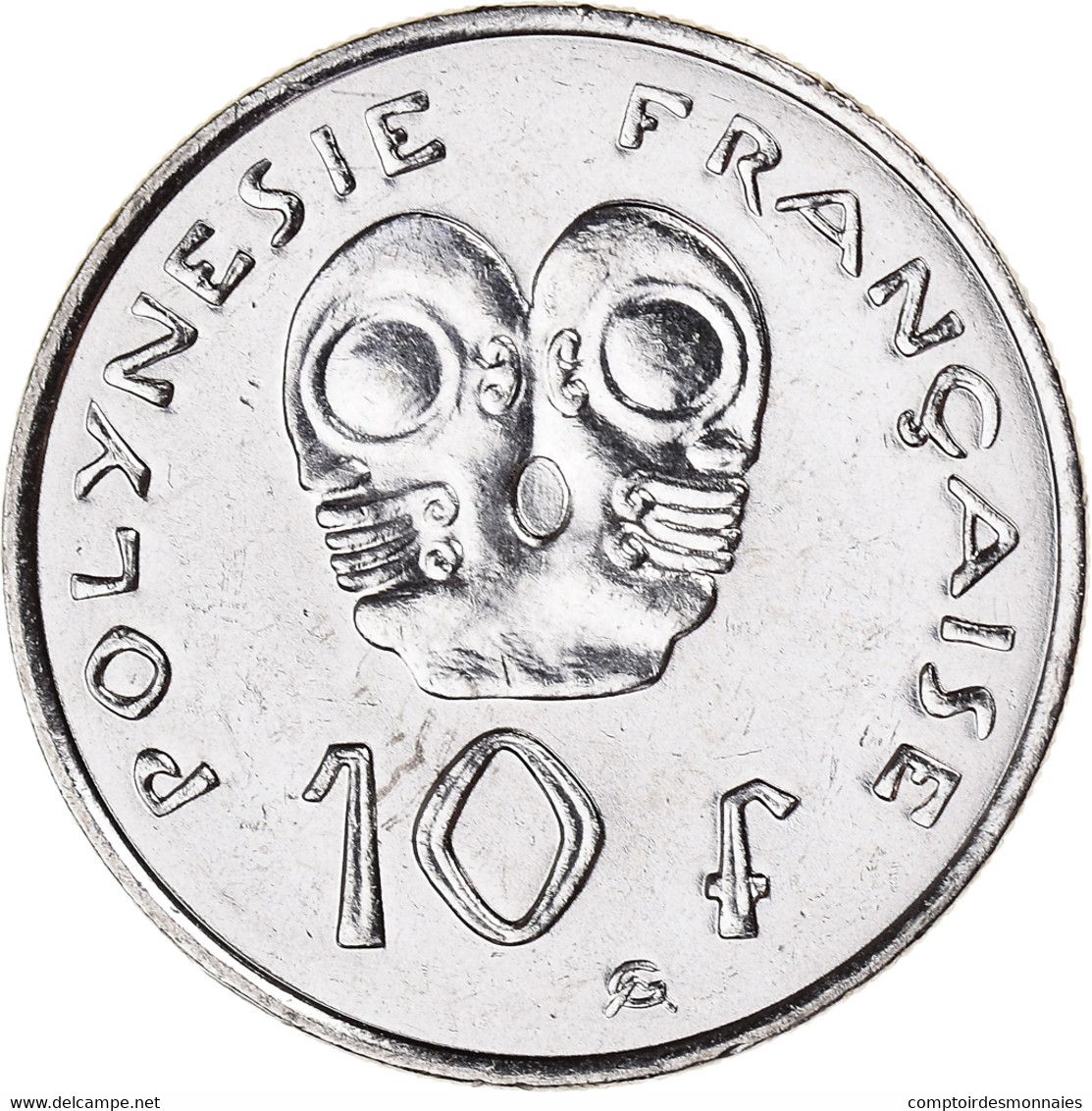 Monnaie, Polynésie Française, 10 Francs, 2004, Paris, SUP+, Nickel, KM:8 - Frans-Polynesië