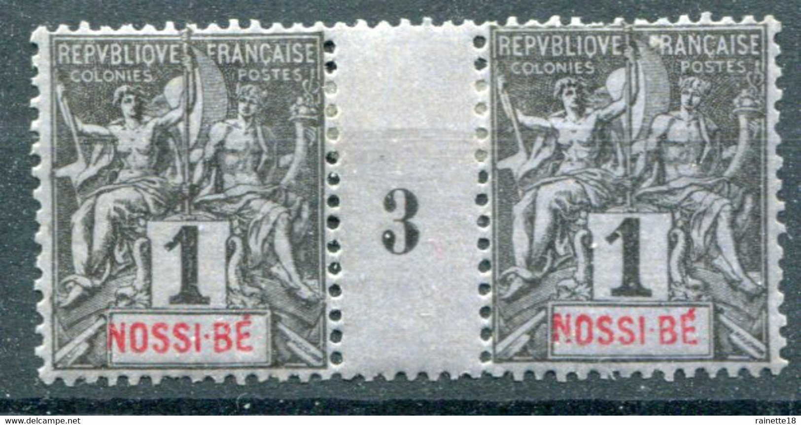 Nossi-Bé           N°  27 * Paire Millésime 3 - Unused Stamps
