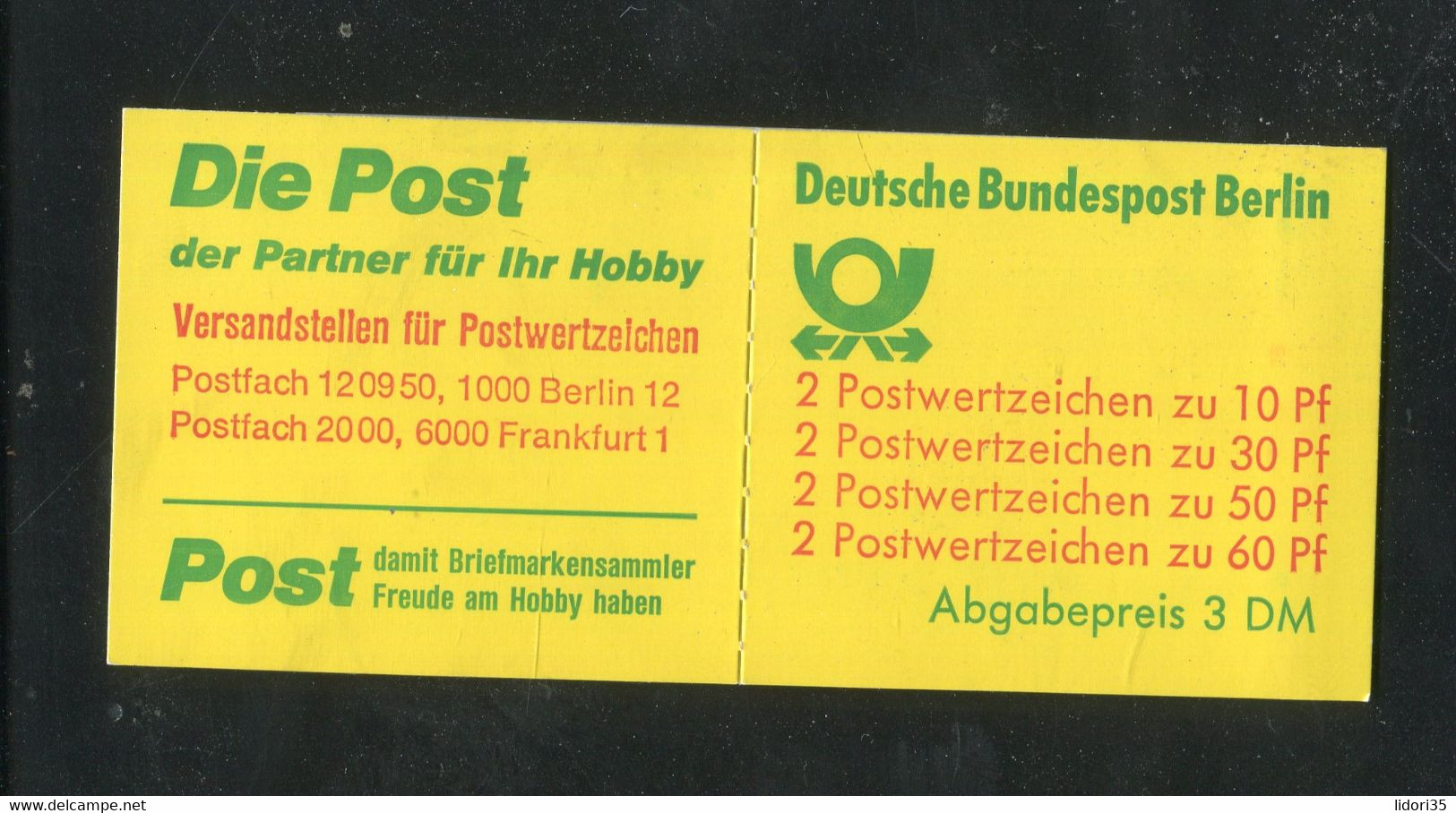 Berlin / 1980 / Markenheftchen Mi. 12ca OZ ** (912) - Booklets