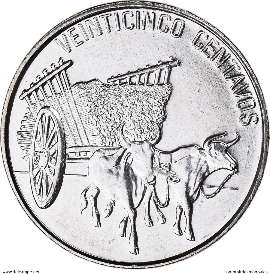 Monnaie, République Dominicaine, 25 Centavos, 1991, SPL, Nickel Clad Steel - Dominicana