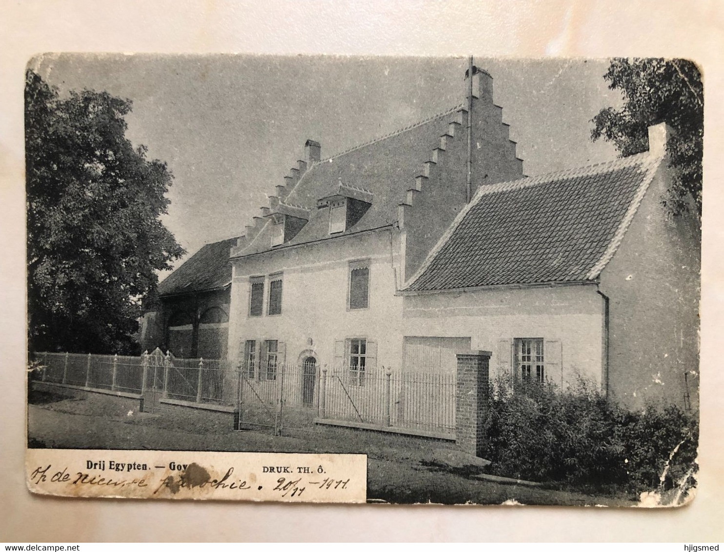 Belgium Belgique Gooik Vlaanderen Goyck Drij Egypten Burger Huis Bourgeois House Postkaart 14927 Post Card POSTCARD - Gooik