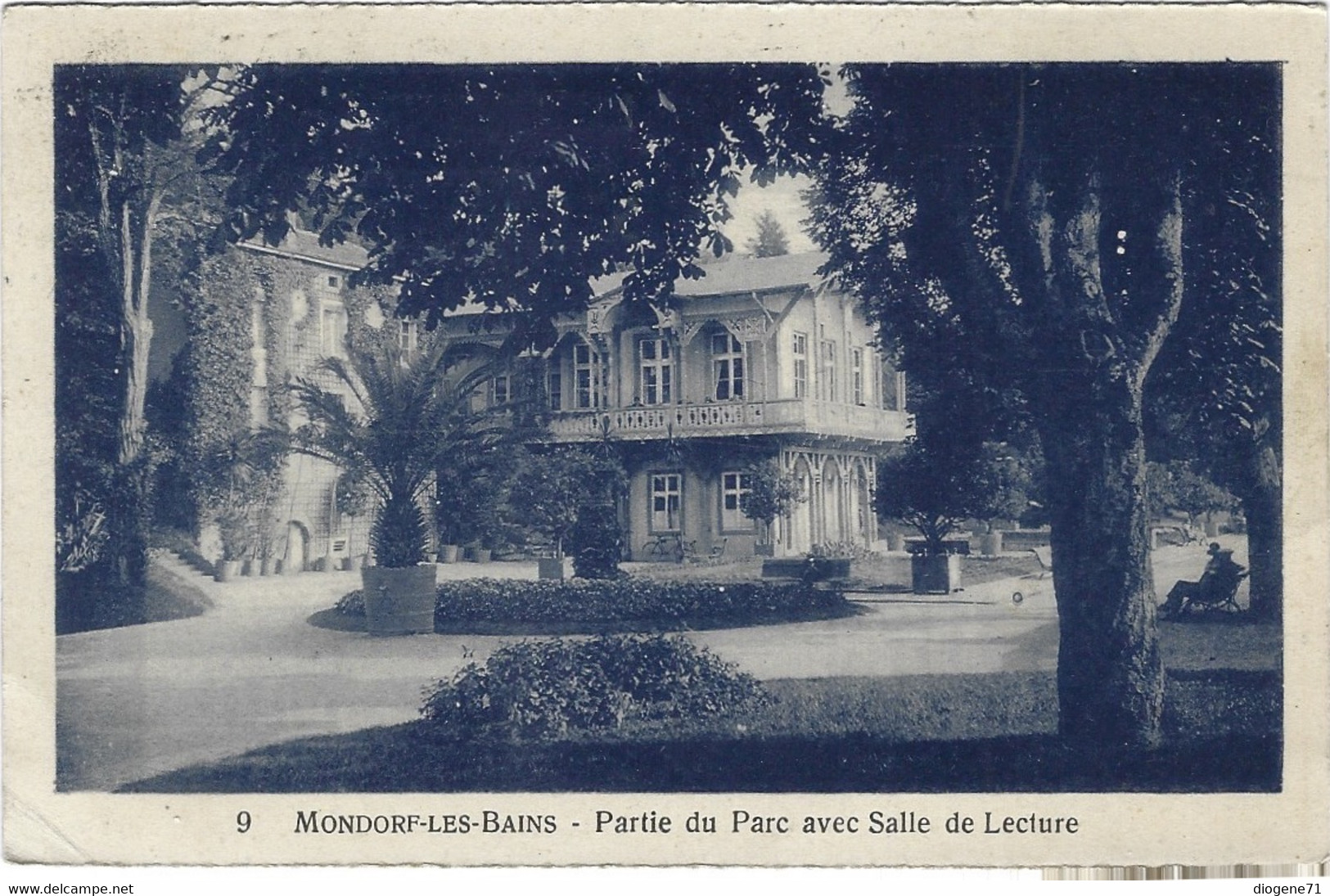 Mondorf-les-Bains Partie Du Parc Avec Salle De Lecture - Mondorf-les-Bains