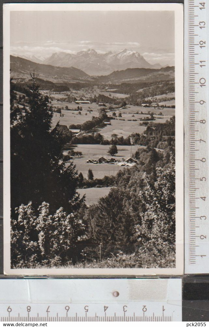 Oberststaufen I. Allg. Weißachtal Mit Säntis Und Altmann  Gebraucht 1959 (AK 2744 ) - Oberstaufen