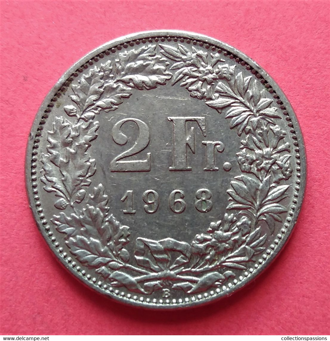 - SUISSE - 2 Francs - 1968 - - 2 Francs