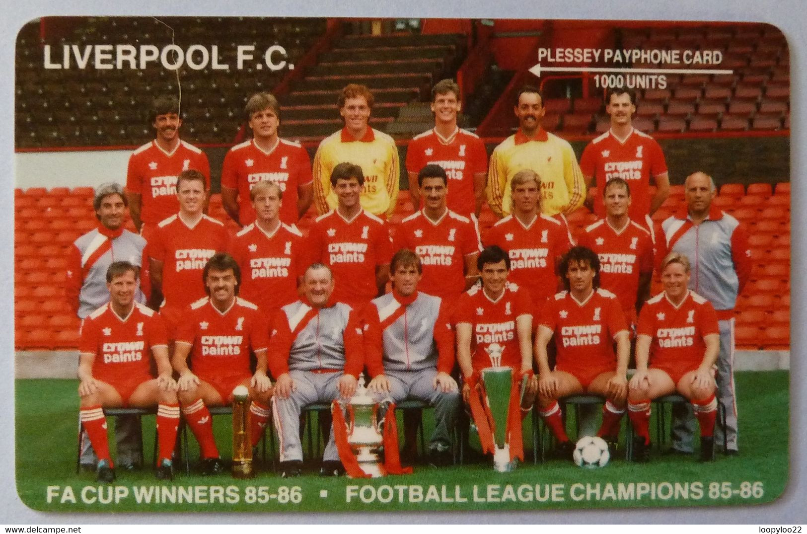 UK / Brazil - Plessey - Prototype - 1986 - Liverpool Football Club - 1000 Units - RRRRR - [ 8] Companies Issues