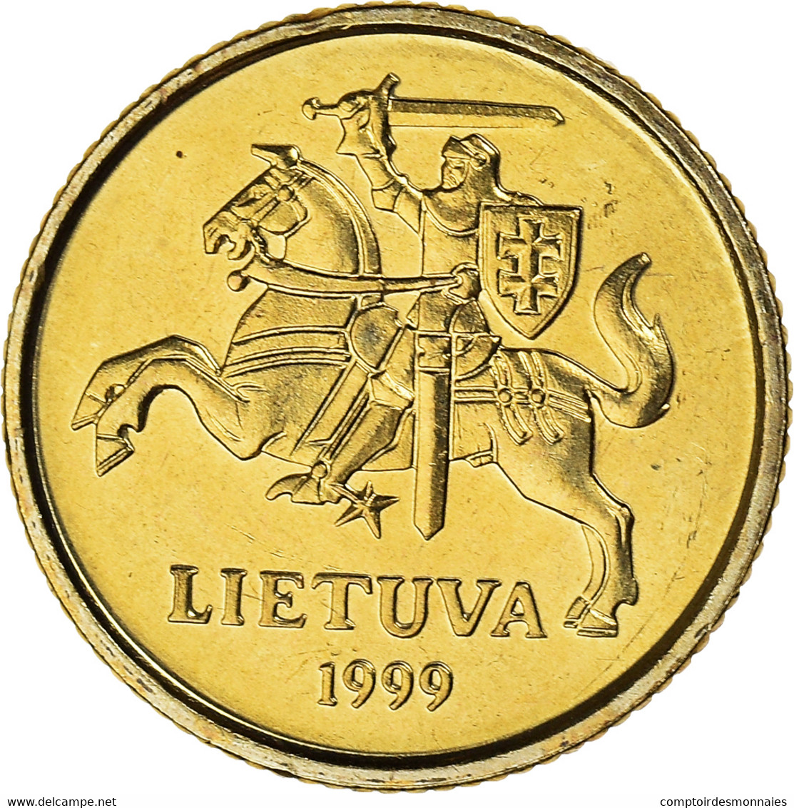 Monnaie, Lituanie, 10 Centu, 1999, SPL, Nickel-Cuivre - Litauen