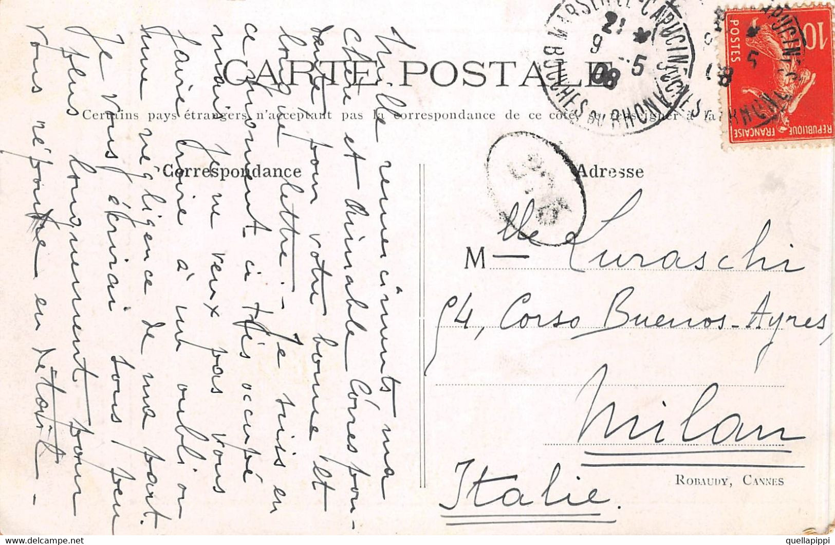 014283 "MARSEILLE 1908 - EXPOSITION INTERNATIONALE DES APPLICATIONS - L'ELECTRICITE"  ANIMATA. CART  SPED 1908 TIMBRO - Mostra Elettricità E Altre