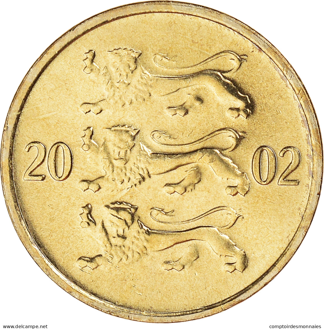 Monnaie, Estonie, 10 Senti, 2002, No Mint, SUP+, Bronze-Aluminium, KM:22 - Estonie