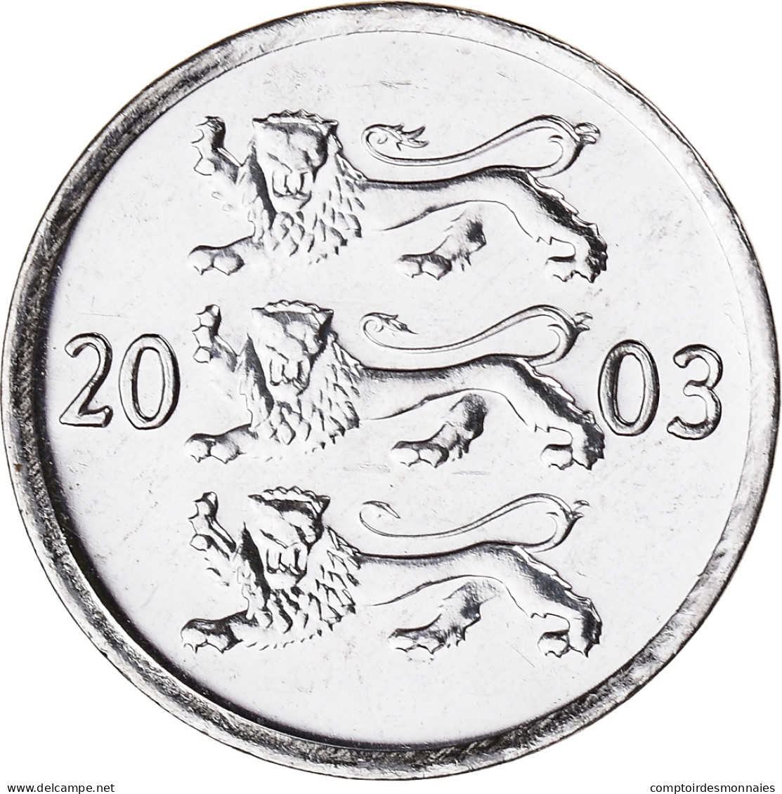 Monnaie, Estonie, 20 Senti, 2003, No Mint, SUP+, Nickel Plaqué Acier, KM:23a - Estonie