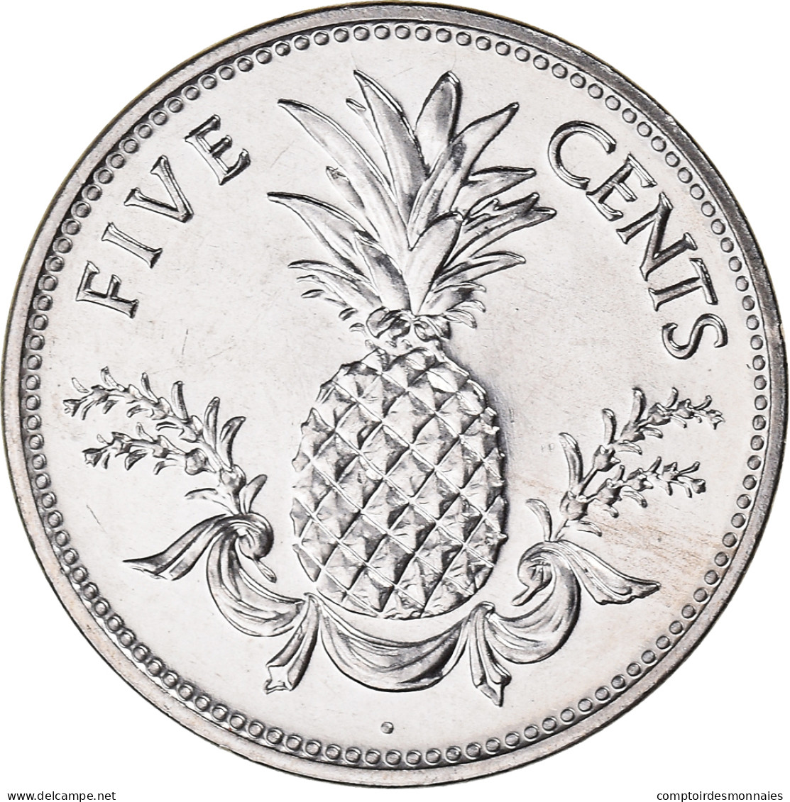 Monnaie, Bahamas, Elizabeth II, 5 Cents, 2004, Franklin Mint, SPL, Cupro-nickel - Bahamas