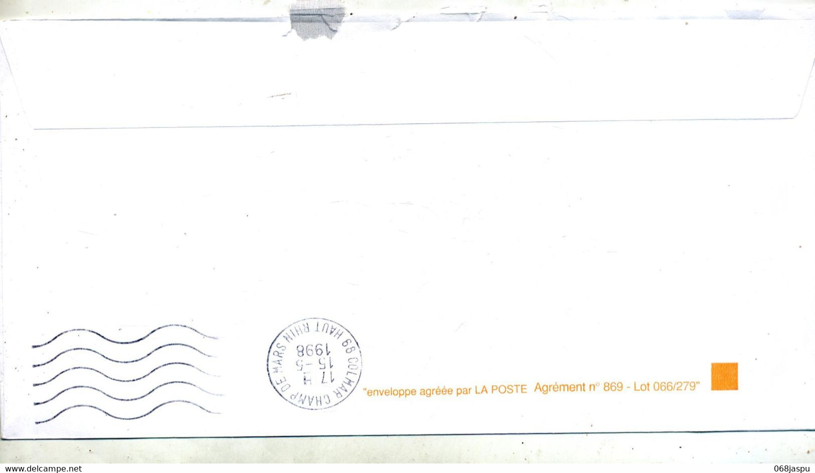 Lettre Cachet Colmar Finances Sur Vignette - 1990 Type « Oiseaux De Jubert »