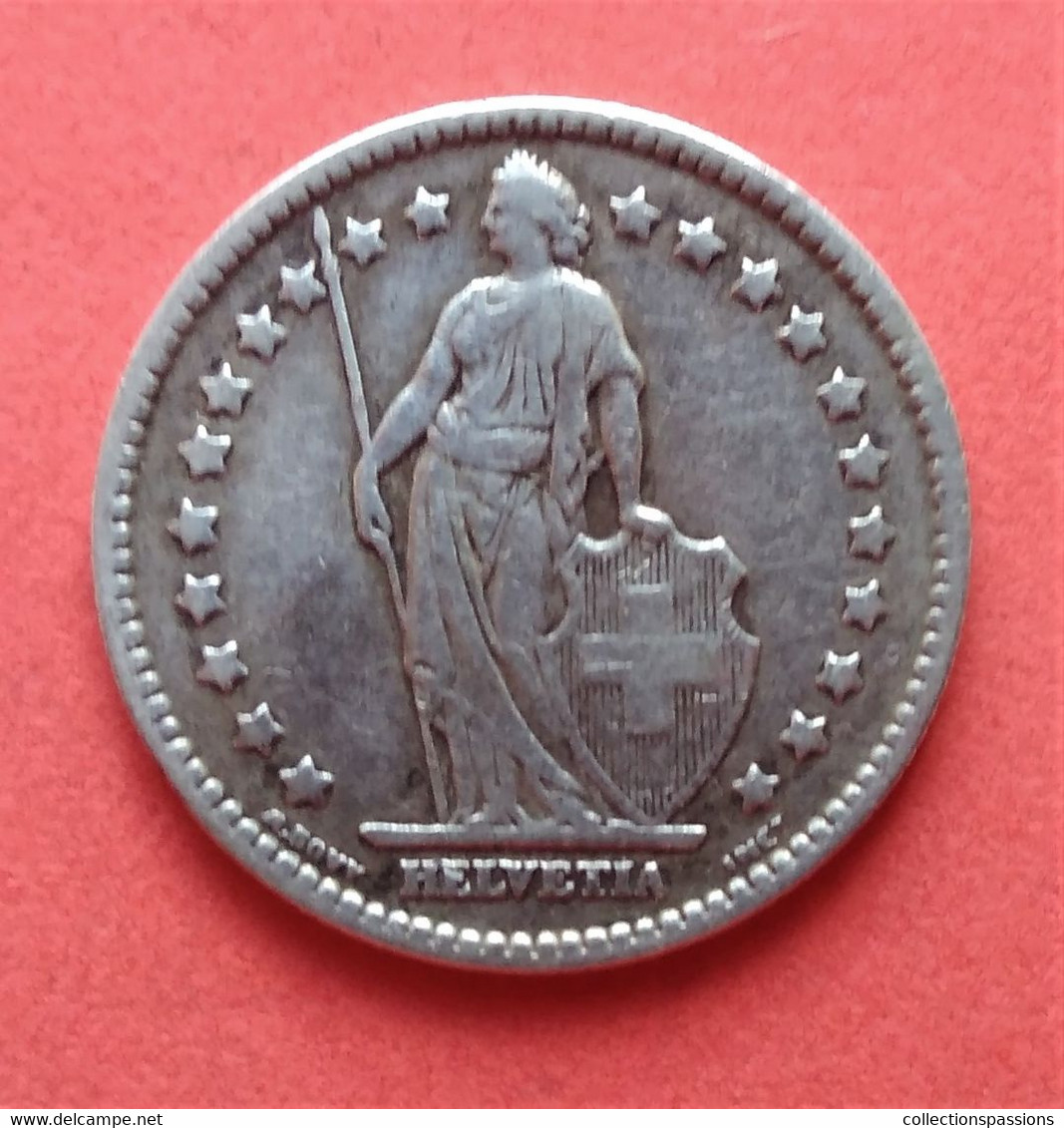 - SUISSE - 1 Franc - 1914 - Argent - - 1 Franken