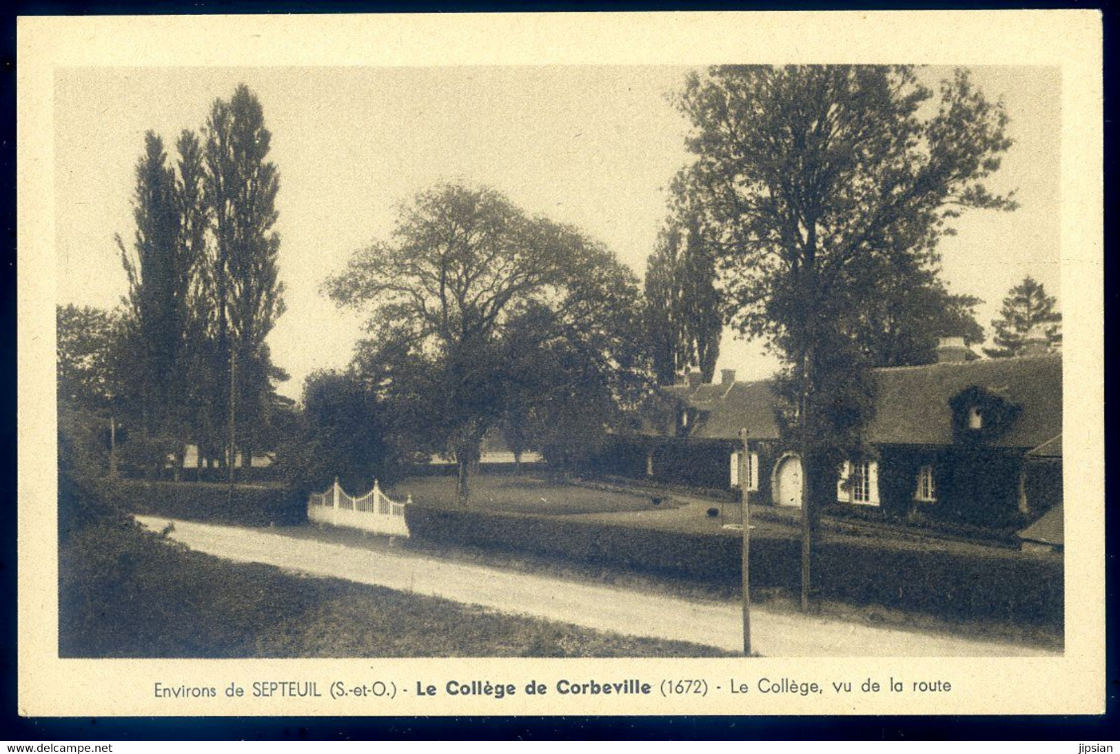 Cpa Du 78 Environs De Septeuil - Le Collège De Corbeville - Le Collège Vu De La Route  FEV22-100 - Septeuil