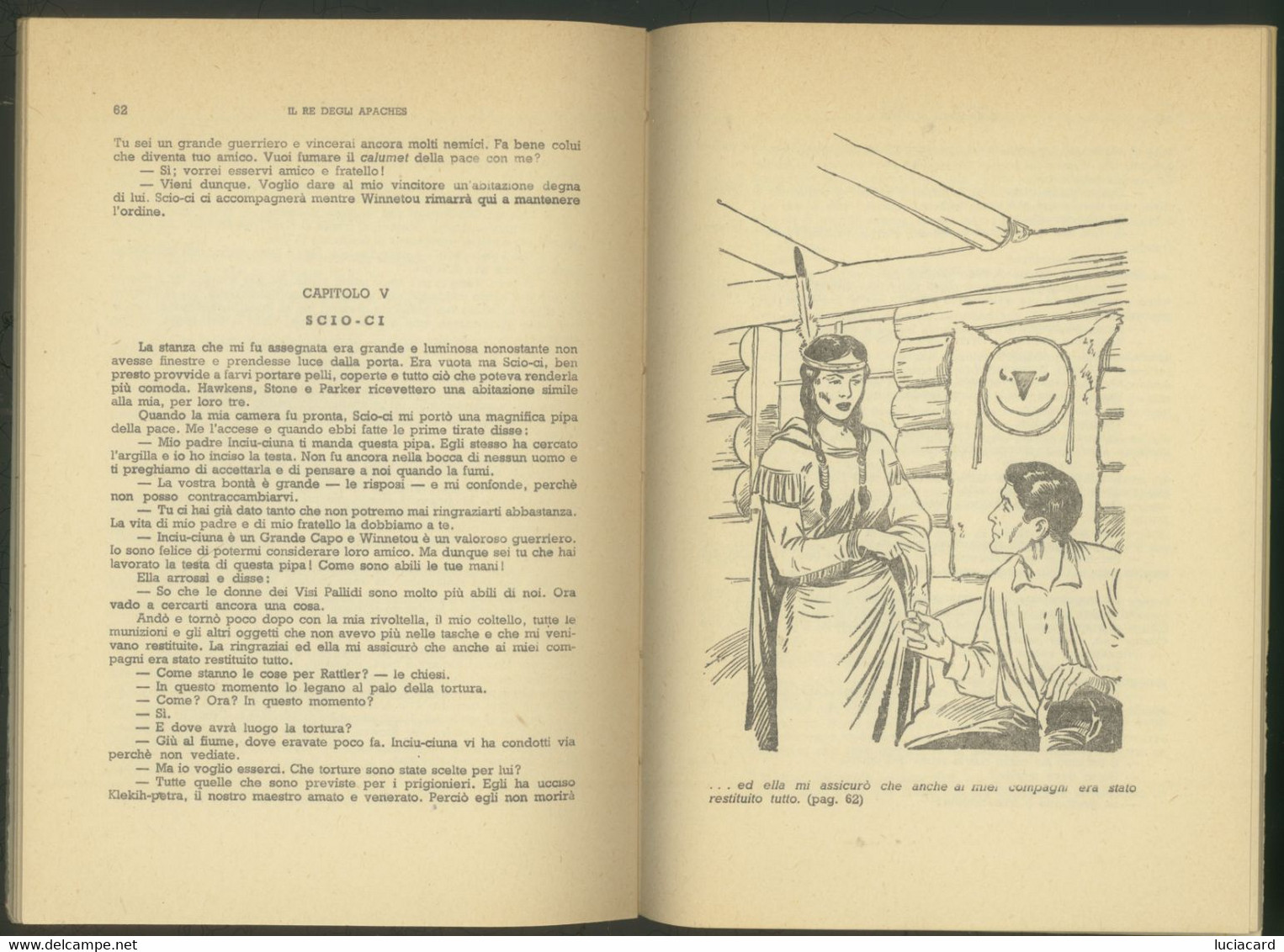 IL RE DEGLI APACHES -MAYNE REID -CARROCCIO 1953 - Niños Y Adolescentes