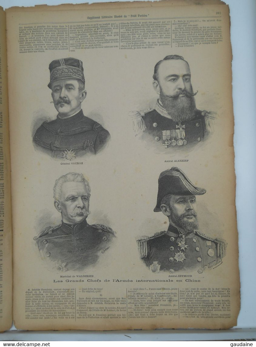 LE PETIT PARISIEN N°606 – 16 SEPTEMBRE 1900 – FETE DE L’ORTICULTURE – SAUVETAGE DANS LE DOUBS - Le Petit Parisien