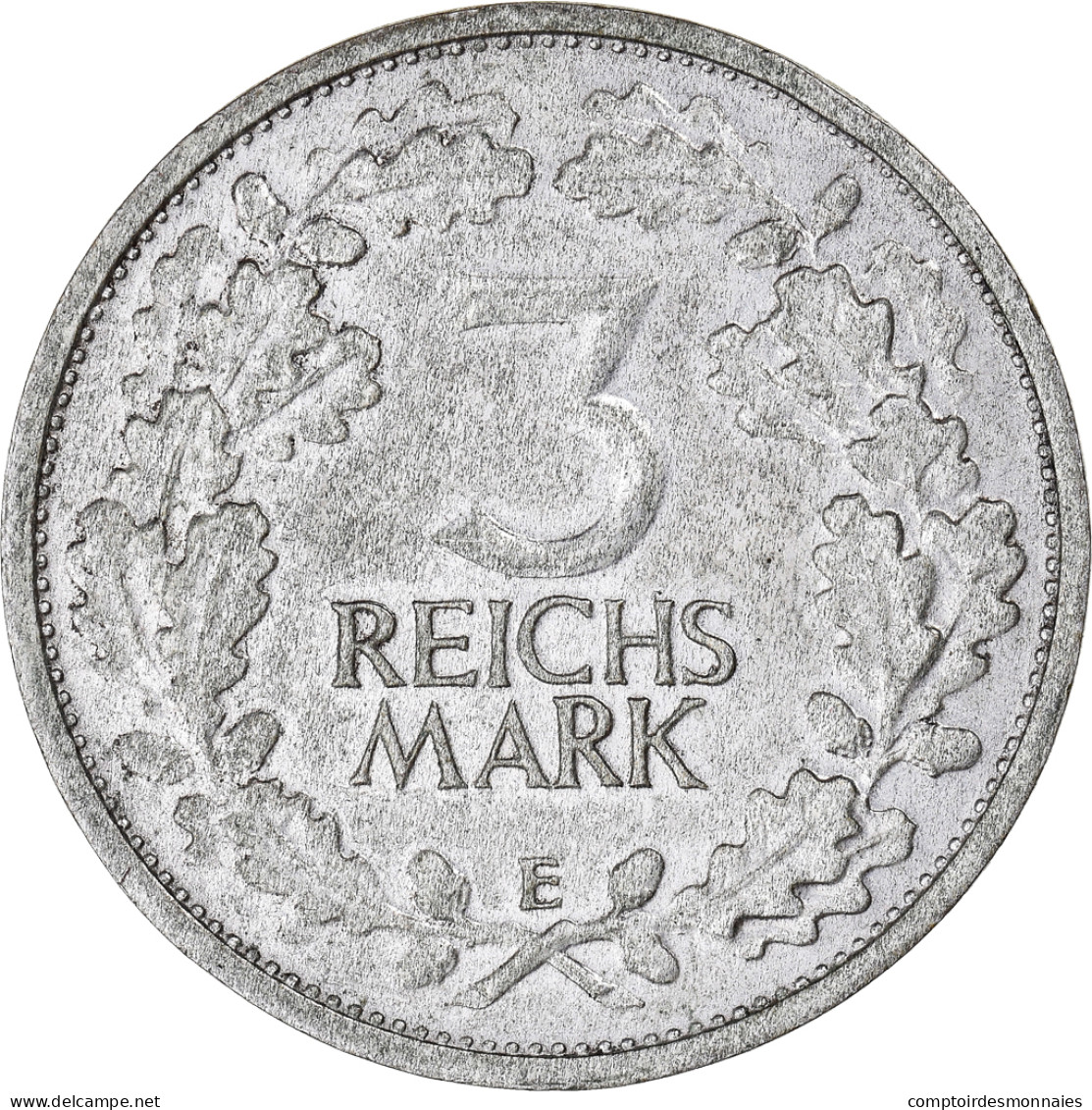 Monnaie, Allemagne, République De Weimar, 3 Mark, 1931, Muldenhütten, TTB+ - 3 Marcos & 3 Reichsmark