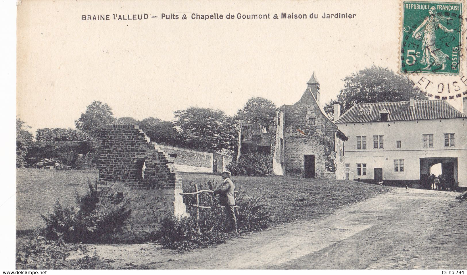 BRAINE LALLEUD  -  PUITS  CHAPELLE DE GOUMONT - Eigenbrakel