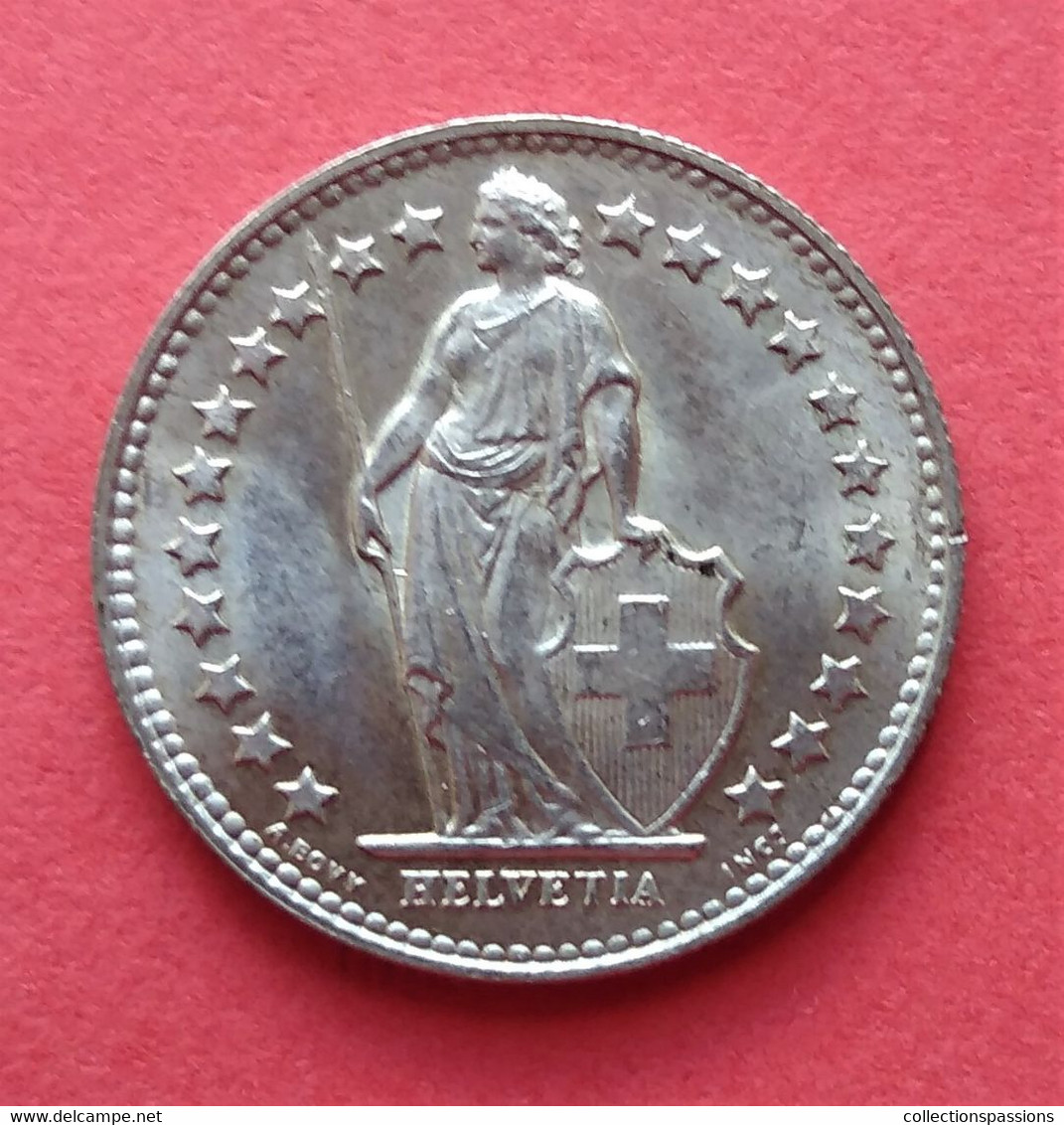 - SUISSE - 1/2 Franc - 1956 - Argent - 1/2 Franc