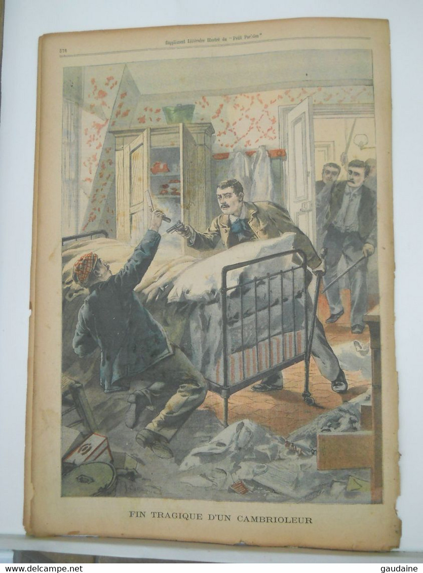 LE PETIT PARISIEN N°616 – 25 NOVEMBRE 1900 – ACCIDENT DE CHEMIN DE FER A CHOISY-LE-ROI – FIN TRAGIQUE D’UN CAMBRIOLEUR - Le Petit Parisien