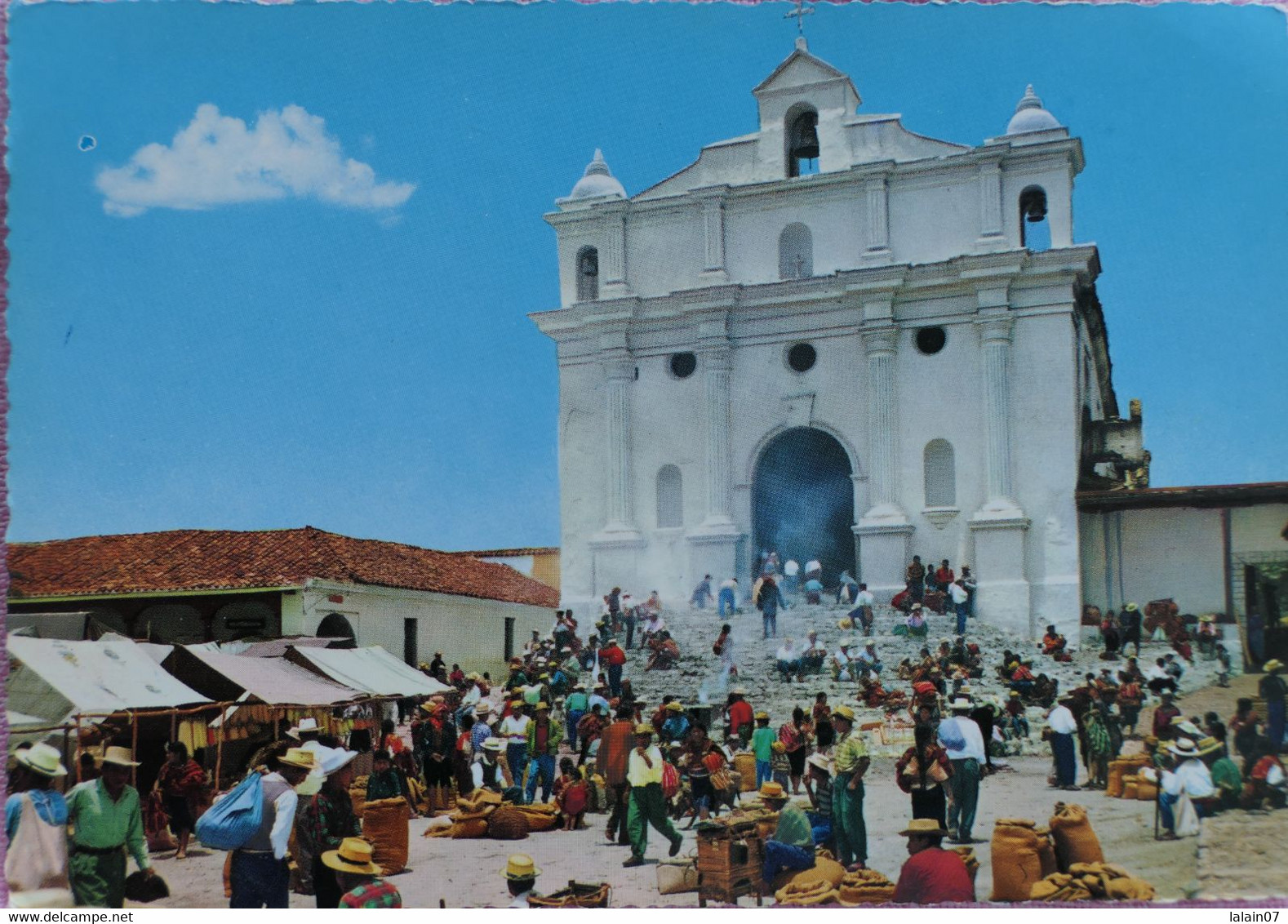 Carte Postale : Guatemala : Iglesia De Santo Tomas, Chichicastenango, Sello - Guatemala