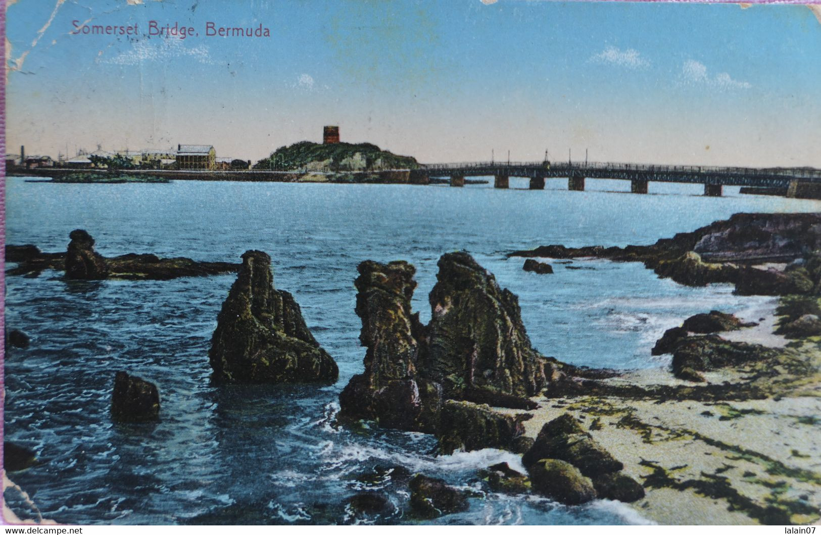 Carte Postale : BERMUDA : Somerset Bridge, In 1912 - Bermuda