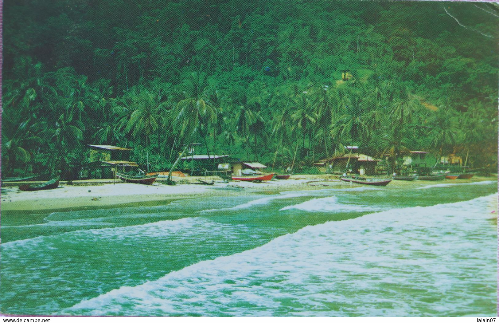 Carte Postale : TRINIDAD : Fishing Village At Maracas Bay, Stamp In 1971 - Trinidad
