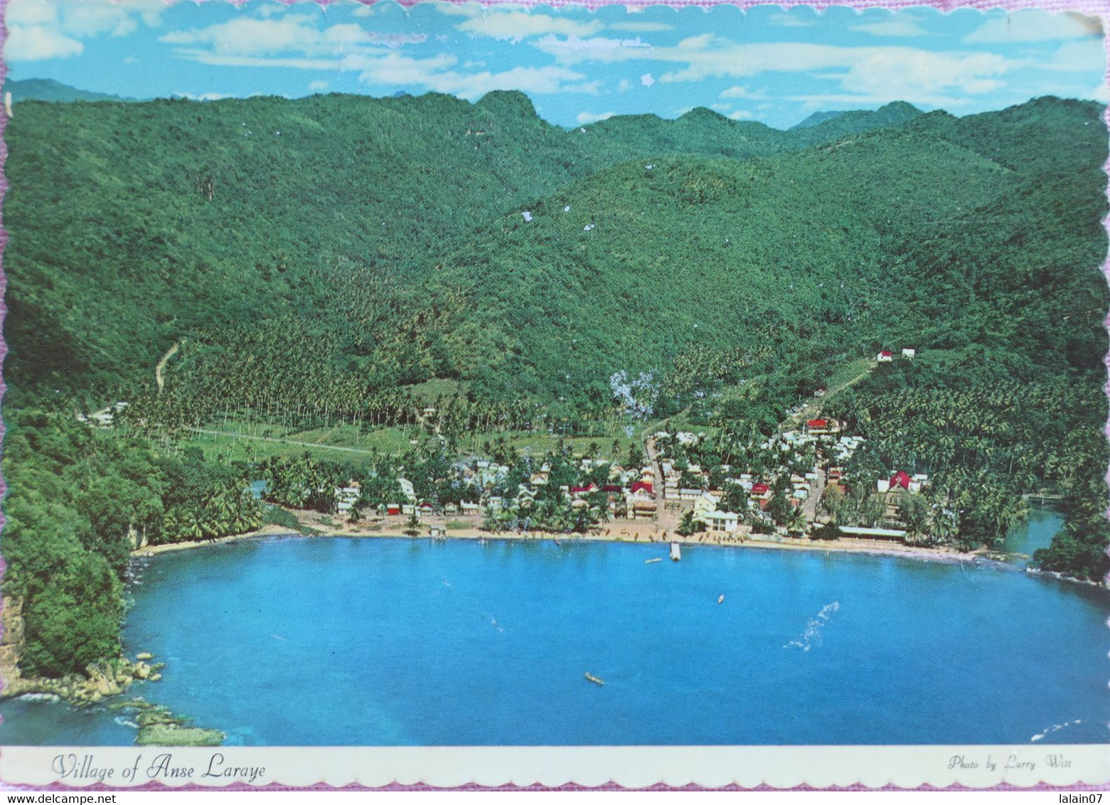 Carte Postale : St. LUCIA : Village Of Anse Laraye - St. Lucia