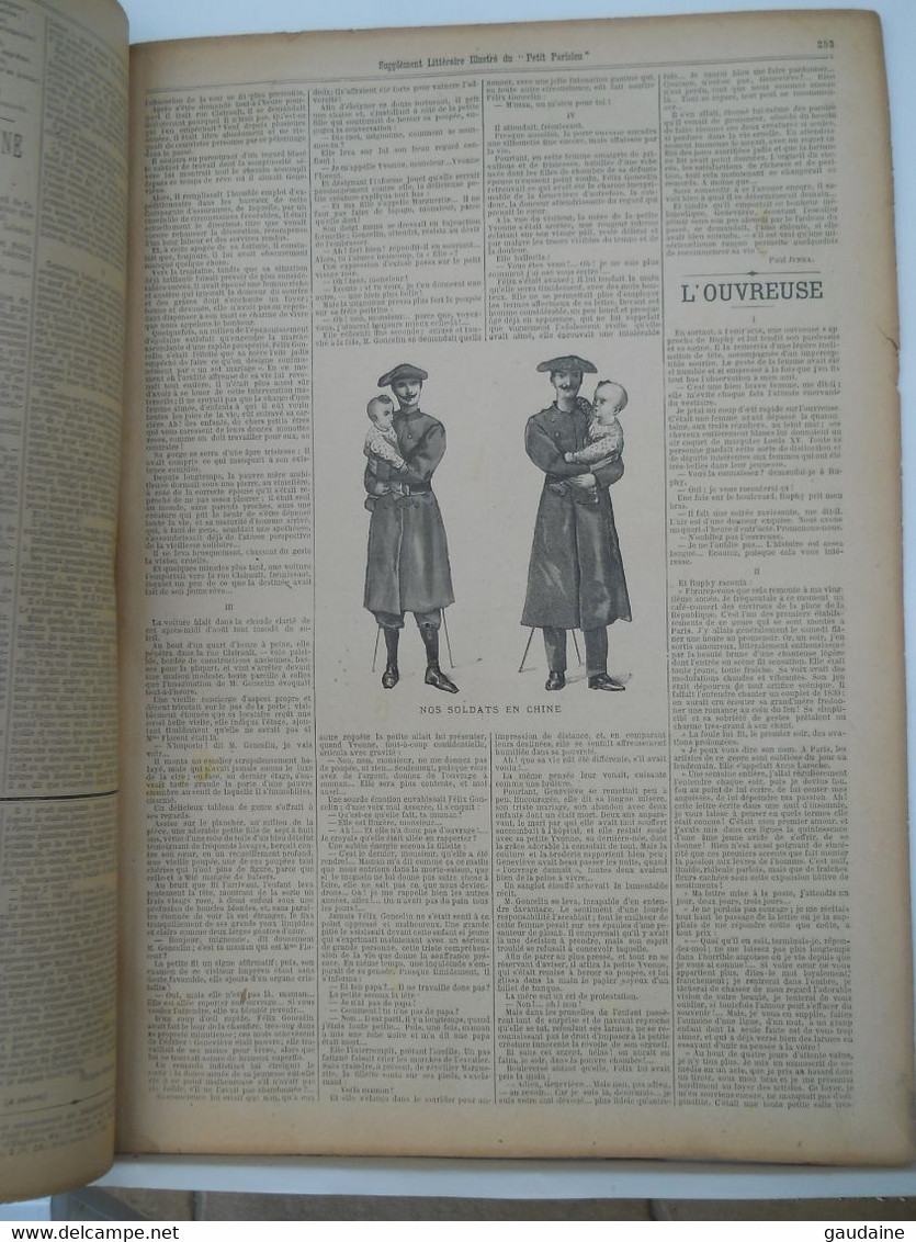 LE PETIT PARISIEN N°653 - 11 AOUT 1901 - SOUS-MARIN « LE MORSE » - SOLDAT EN CHINE - UN FAUX MORT A COMIAC DANS LE LOT - Le Petit Parisien