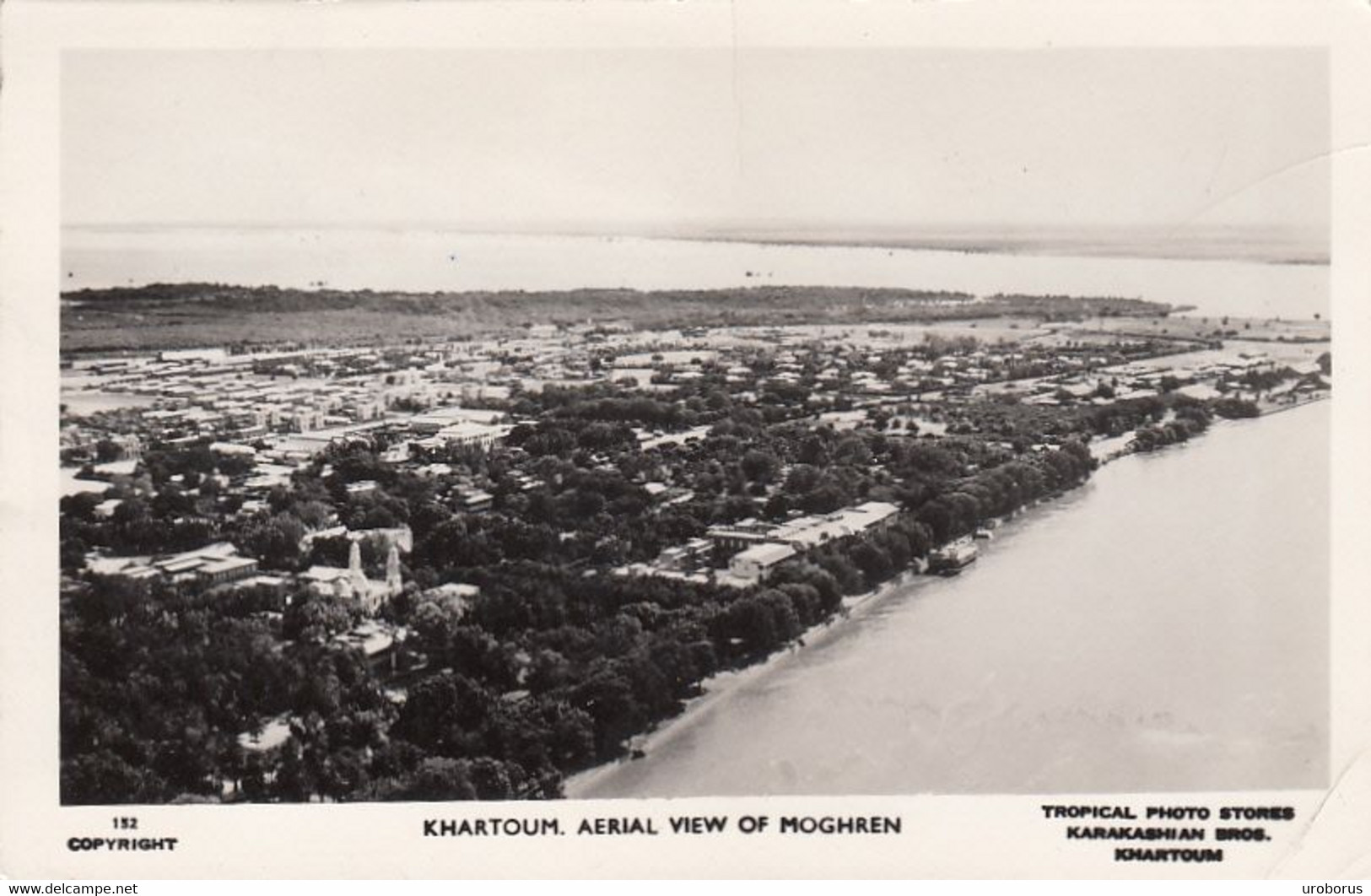 SUDAN - Khartoum 1962 - Aerial View Of Moghren - Sudan