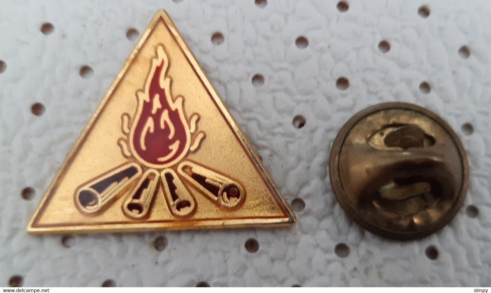 Scout  Campfire, Camp Fire  Slovenia Pin - Associations