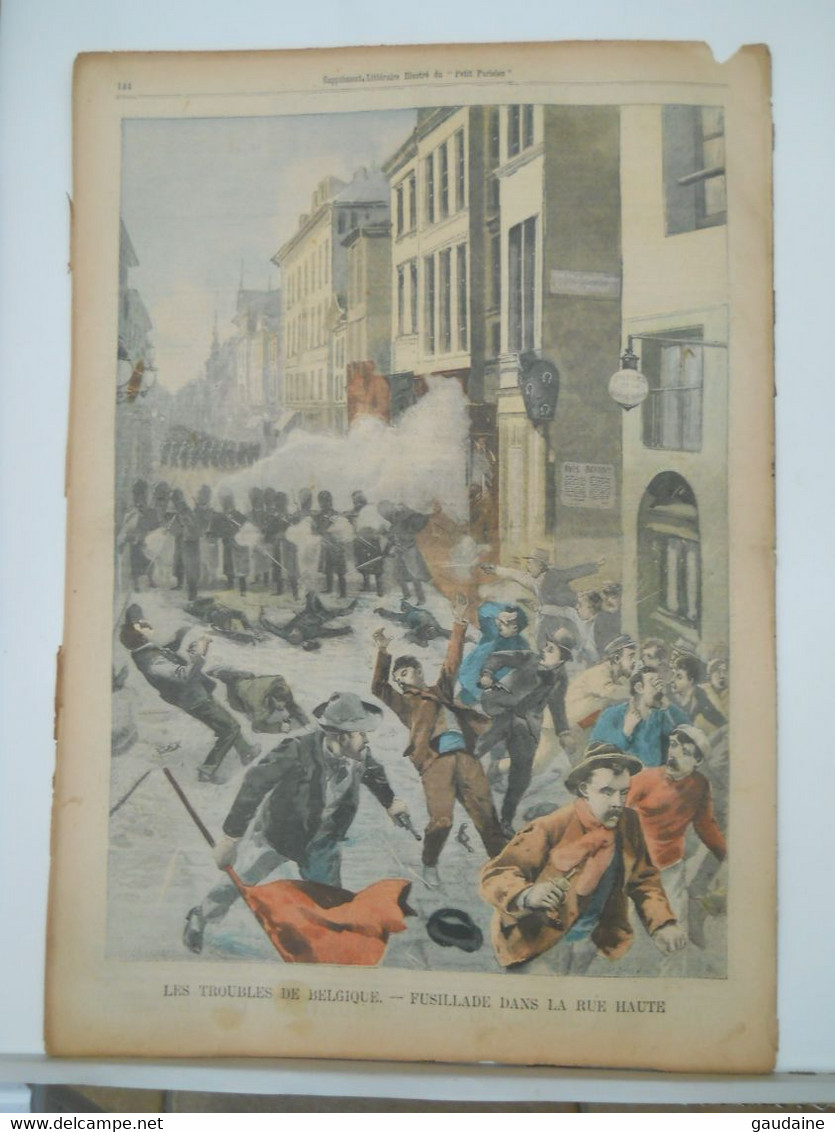 LE PETIT PARISIEN N°691 - 4 MAI 1902 - ISLANDE NAUFRAGE DE NAVIRES DE PAIMPOL – FUSILLADE EN BELGIQUE A BRUXELLES - Le Petit Parisien